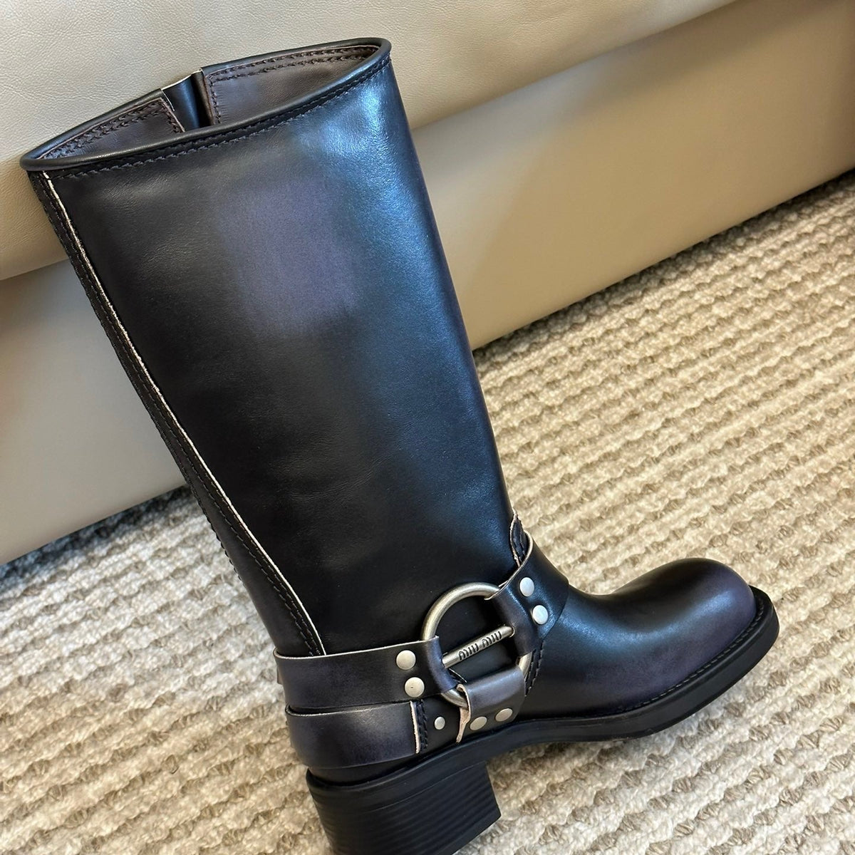 MIU M BOOTS