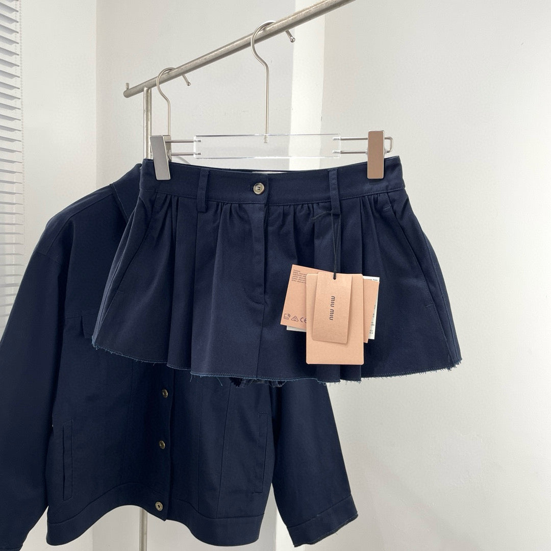 MIU M DENIM SKIRT