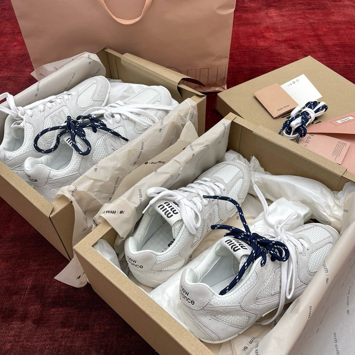 MIU M x NEW BALANCE TRAINERS
