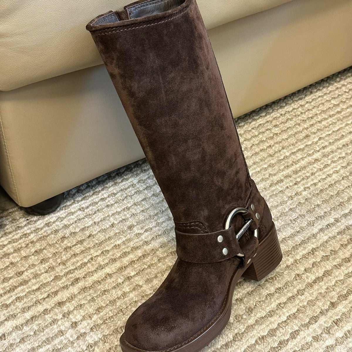 MIU M BOOTS
