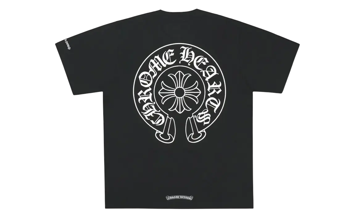 Chrome Hearts Horseshoe Logo Pocket T-Shirt Black