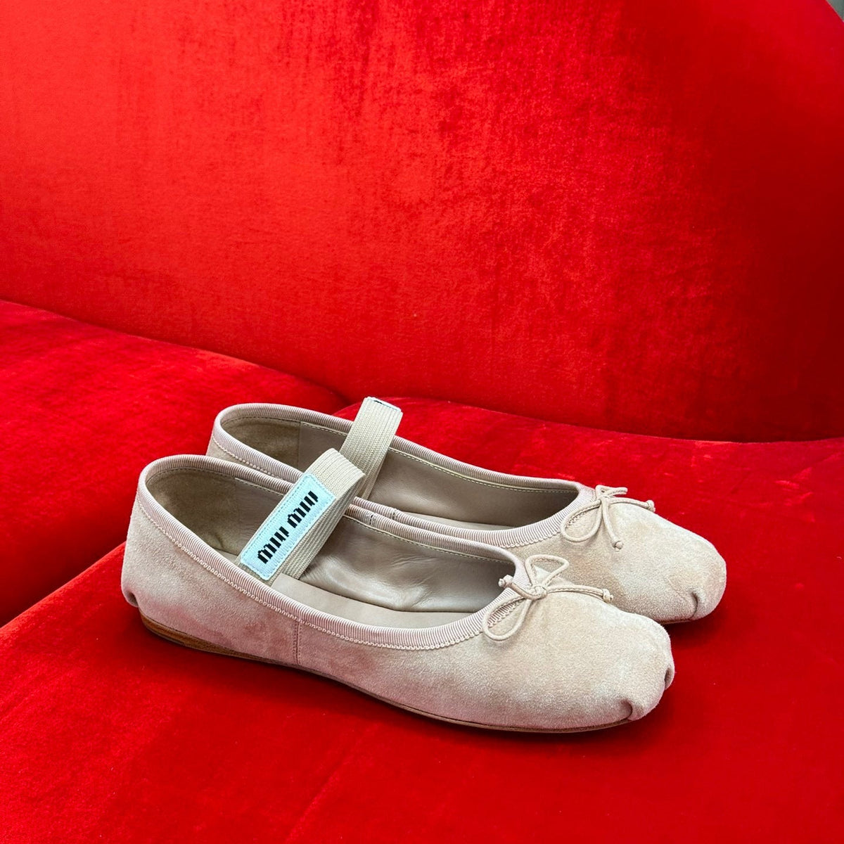 MIU M BALLERINA FLATS