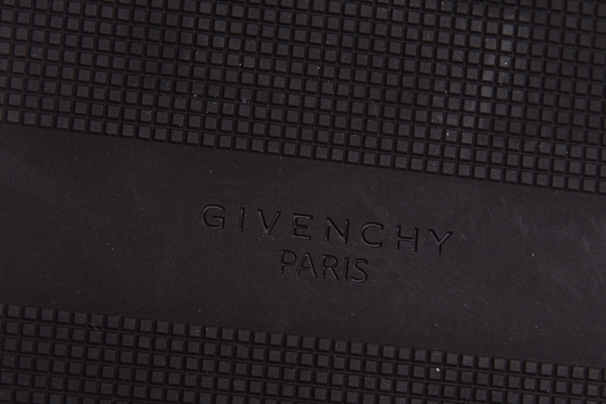 Givenchy Black & White Leather Sandals SZ 39