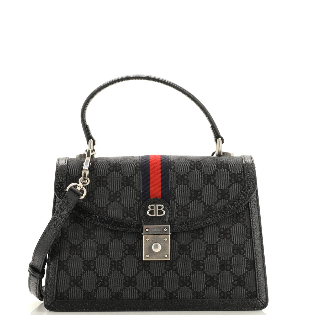 Balenciaga x Gucci The Hacker Project Top Handle Bag BB Canvas Small