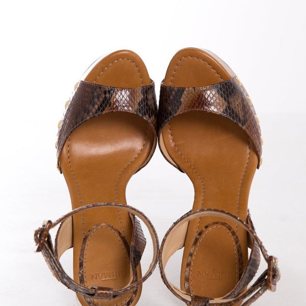 Alexander Birman Brown Python Platforms SZ 37.5