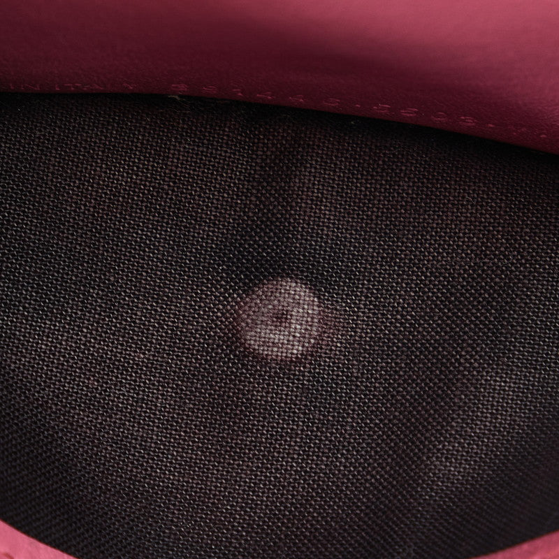 balenciaga Mini Paper Wallet Leather Pink