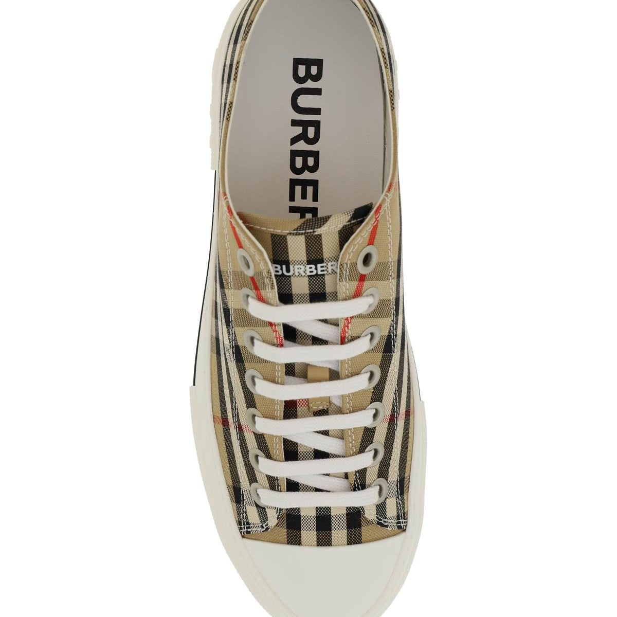 VINTAGE CHECK CANVAS SNEAKERS