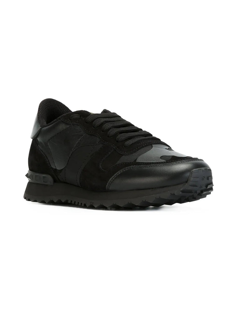 Valentino Garavani 'Rockrunner' Camouflage Print Sneakers