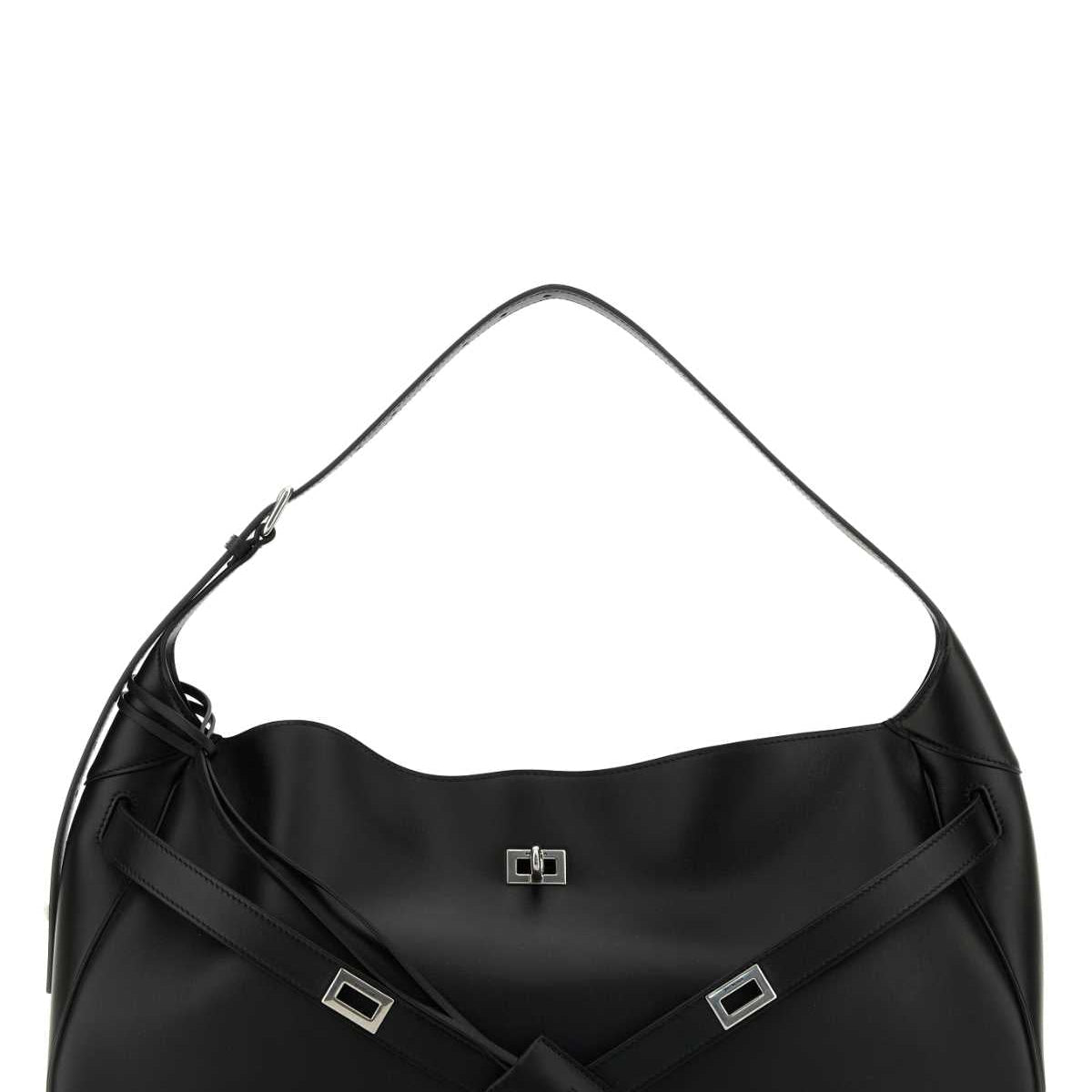 BALENCIAGA Medium Leather Bel Air Shoulder Handbag