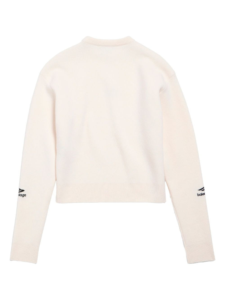 BALENCIAGA Wool Knit Ski Crewneck for Women - SS25