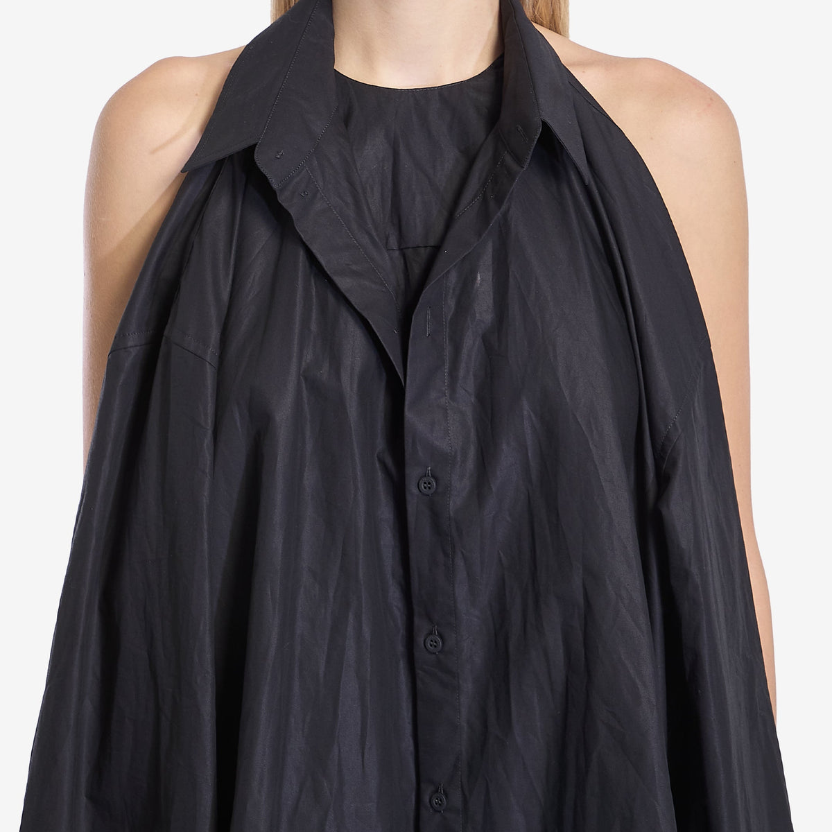 BALENCIAGA Suspended Mini Shirt Dress