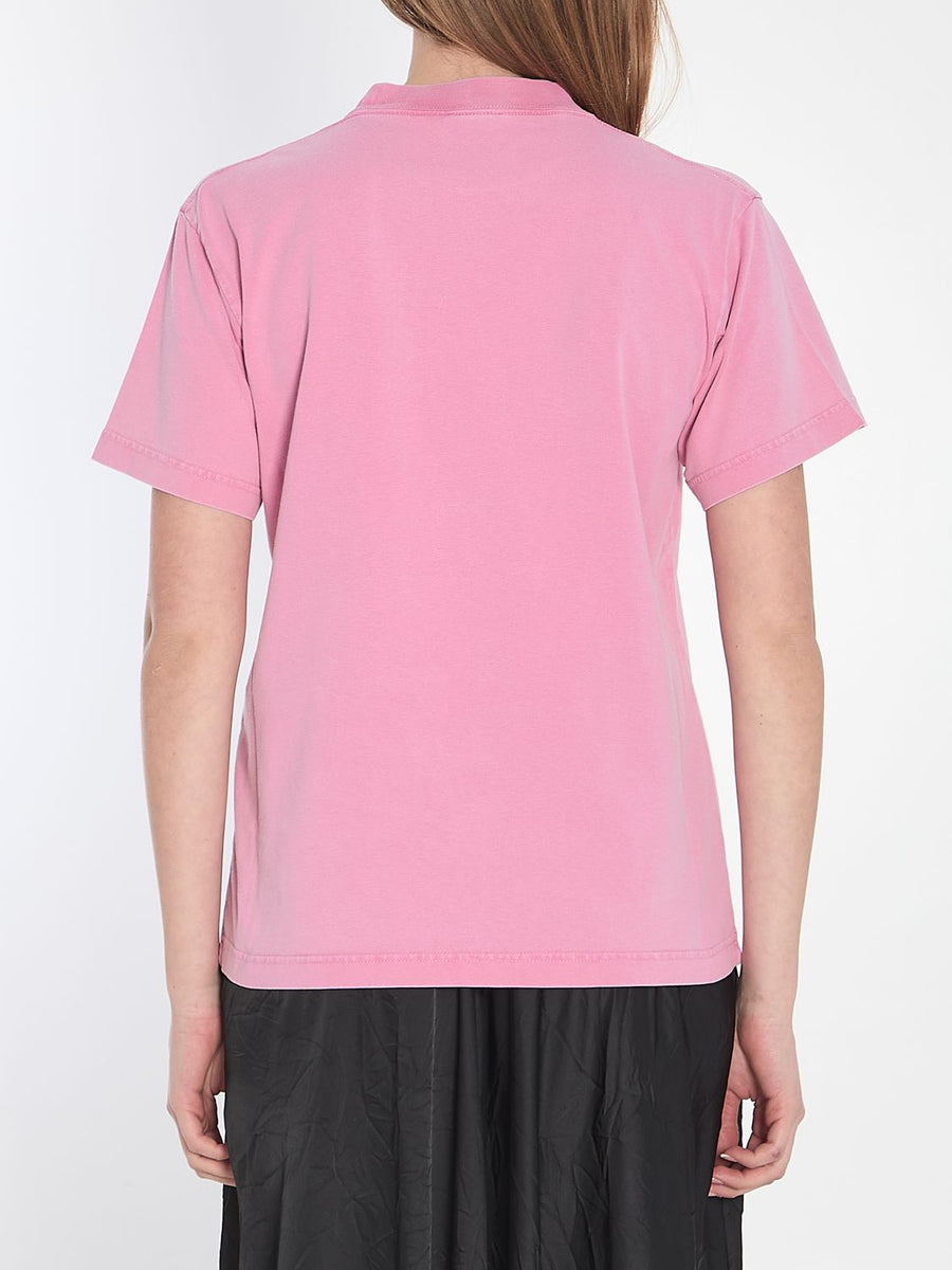 BALENCIAGA Mini Vintage Cotton Strass T-Shirt - Women's