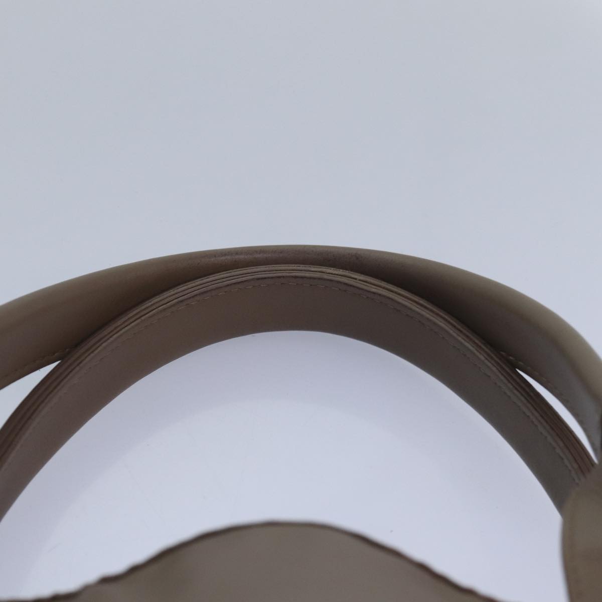 balenciaga Navy Cabas Hand Bag Leather Gray 339933 Auth 80962