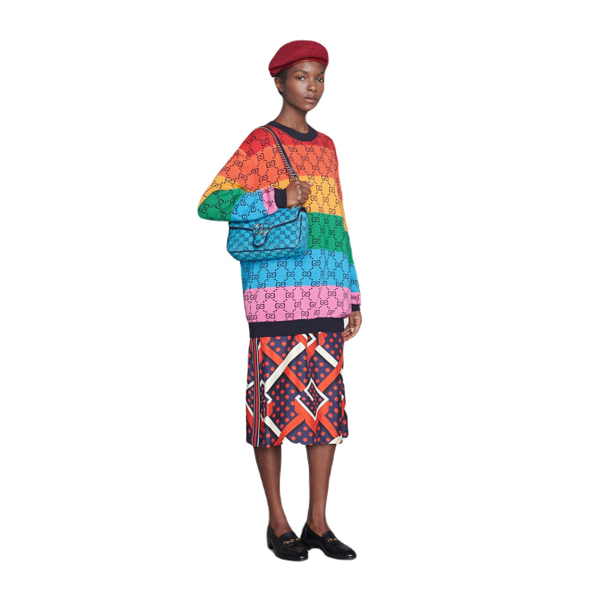 Gucci GG Marmont Multicolor Small Shoulder Bag