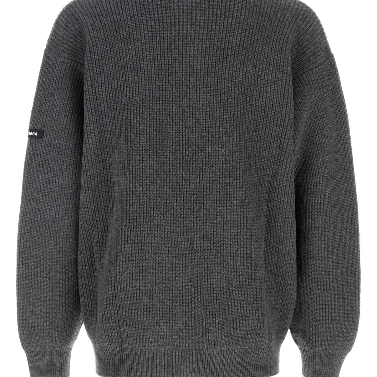 BALENCIAGA Wool Cardigan for Men - SS25 Collection