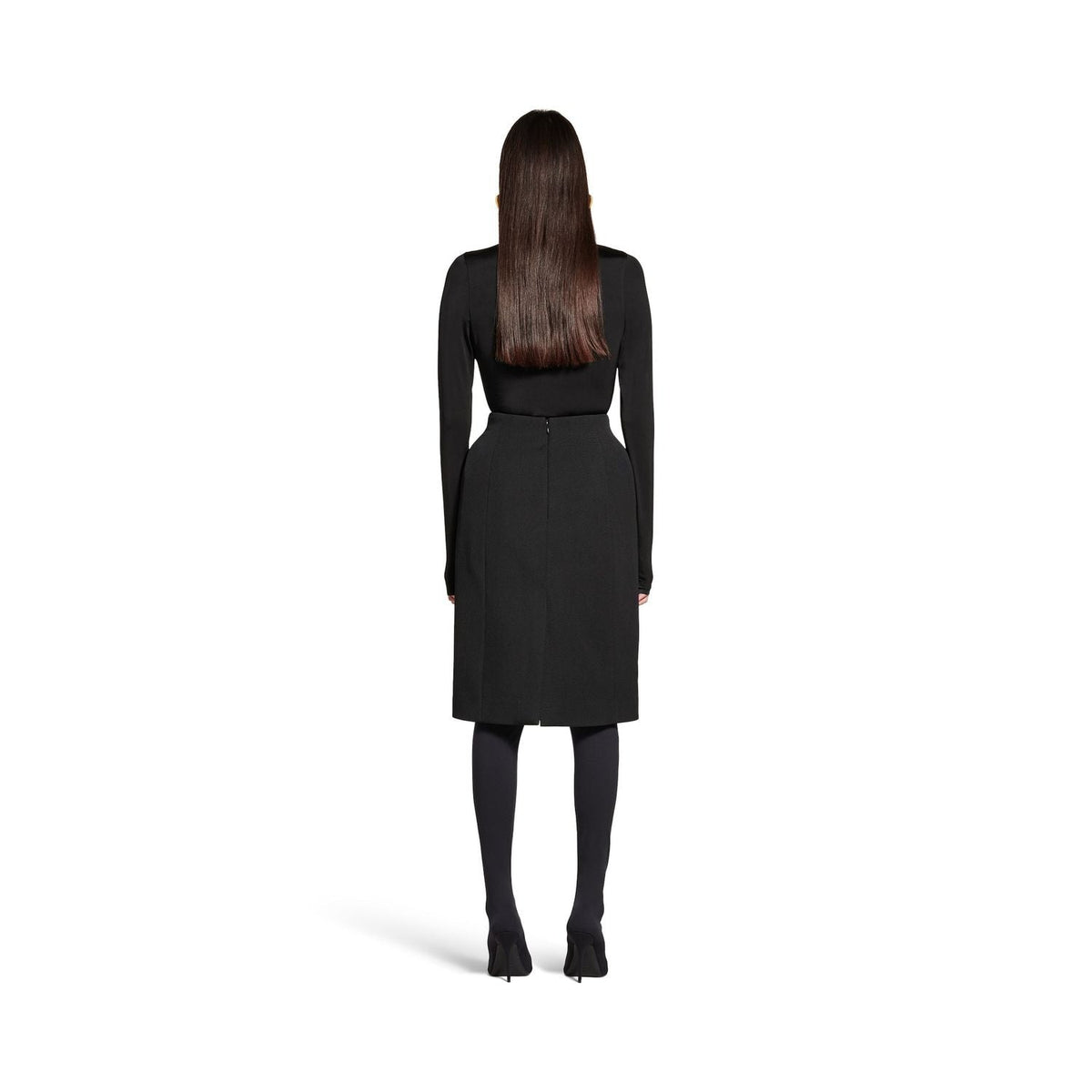 BALENCIAGA Hourglass Midi Skirt