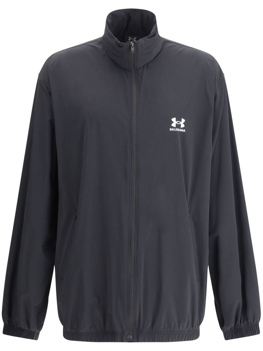 BALENCIAGA High Neck Windbreaker with Front Zip Fastening for Men - SS25