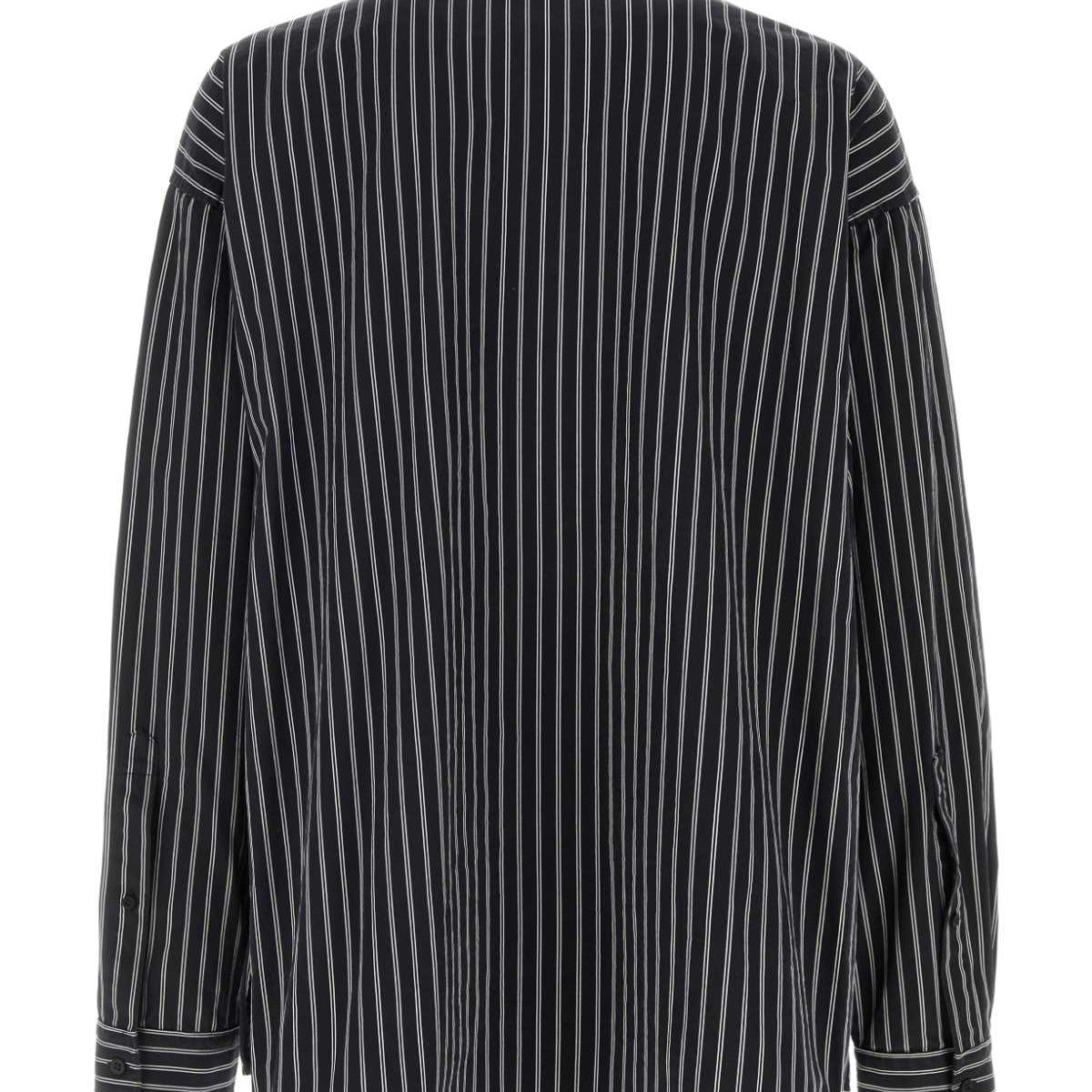 BALENCIAGA Embroidered Poplin Oversize Shirt