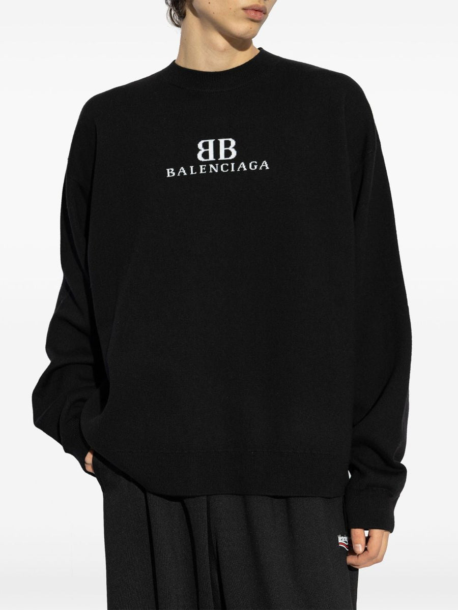 BALENCIAGA Crewneck Sweater for Men - SS25 Collection