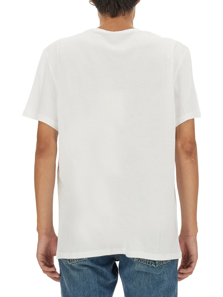 Alexander Mcqueen Men Skull Print T-Shirt