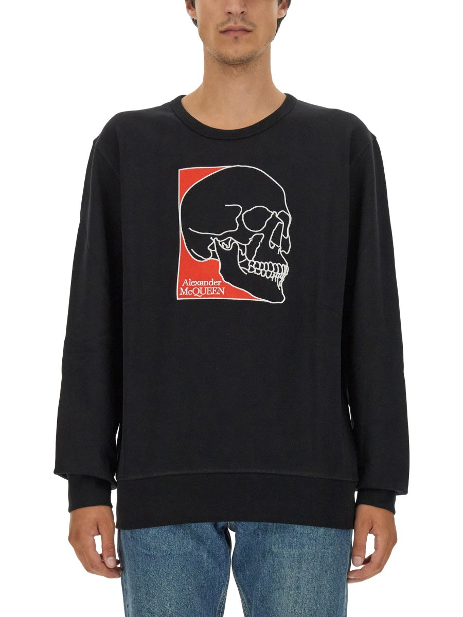 Alexander Mcqueen Men Sweatshirt With Logo