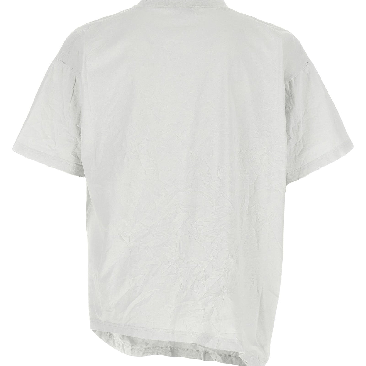 Balenciaga Men Crinkled Effect T-Shirt