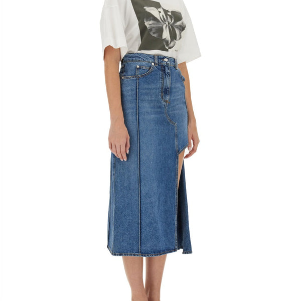 Alexander Mcqueen Women Photographic Orchid T-Shirt