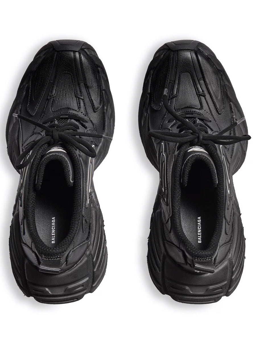 BALENCIAGA Worn Effect Heeled Sneaker for Women