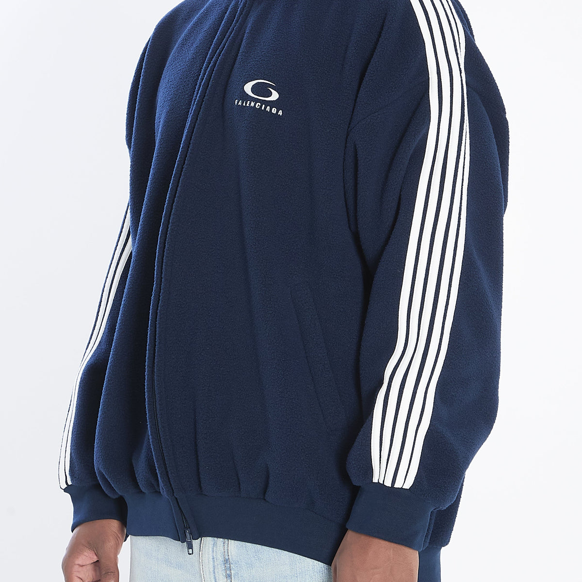 BALENCIAGA Loop Sports Icon Zip-Up Jacket - Regular Fit