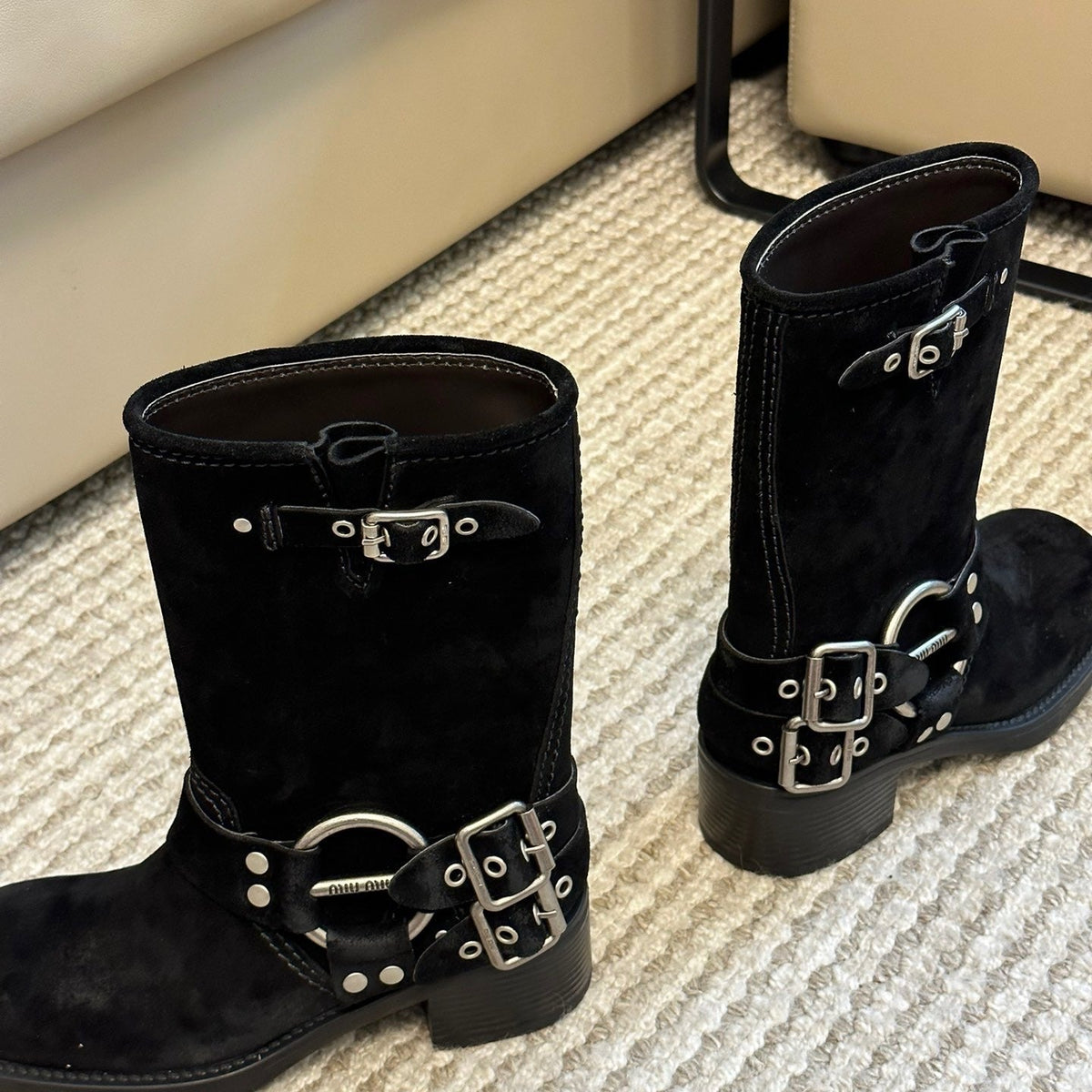 MIU M BOOTS