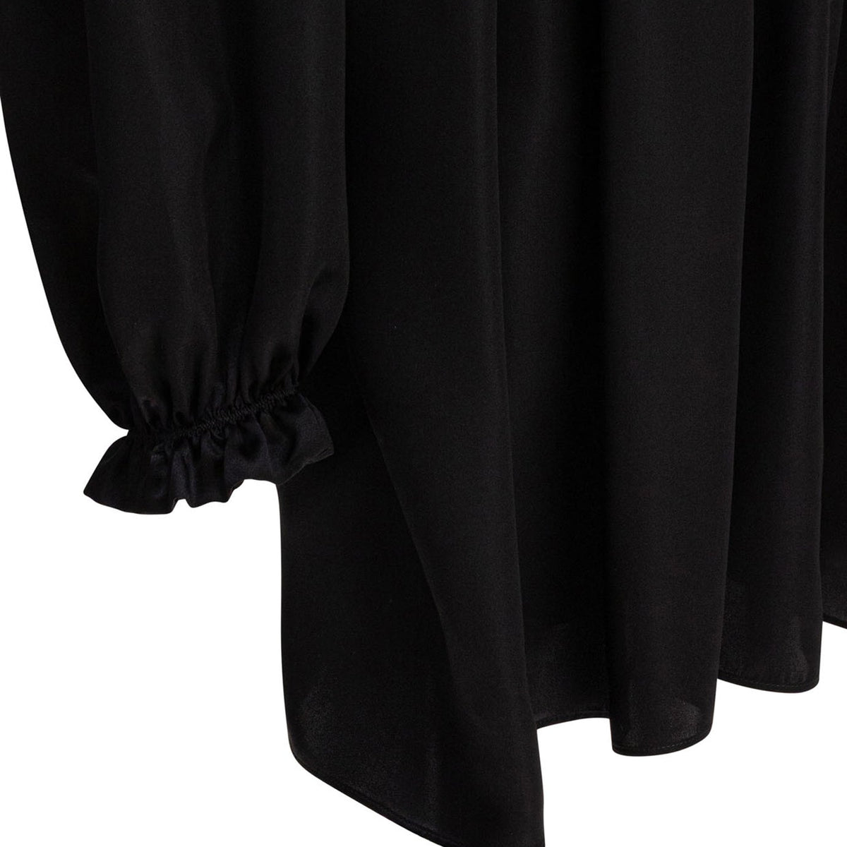 BALENCIAGA Silk Short Sleeve Women's Top