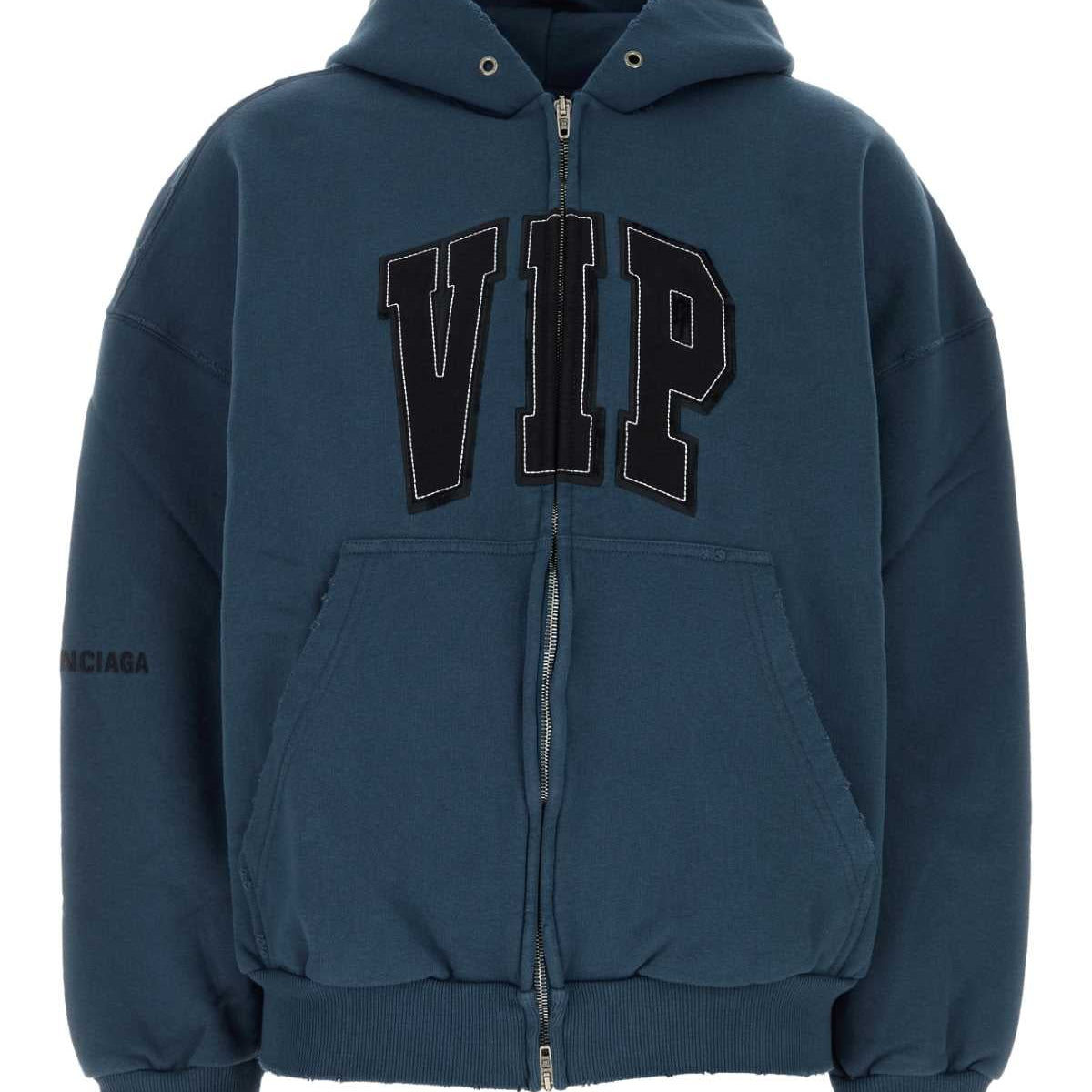 BALENCIAGA Full Zip Hoodie - Women's Casual Style