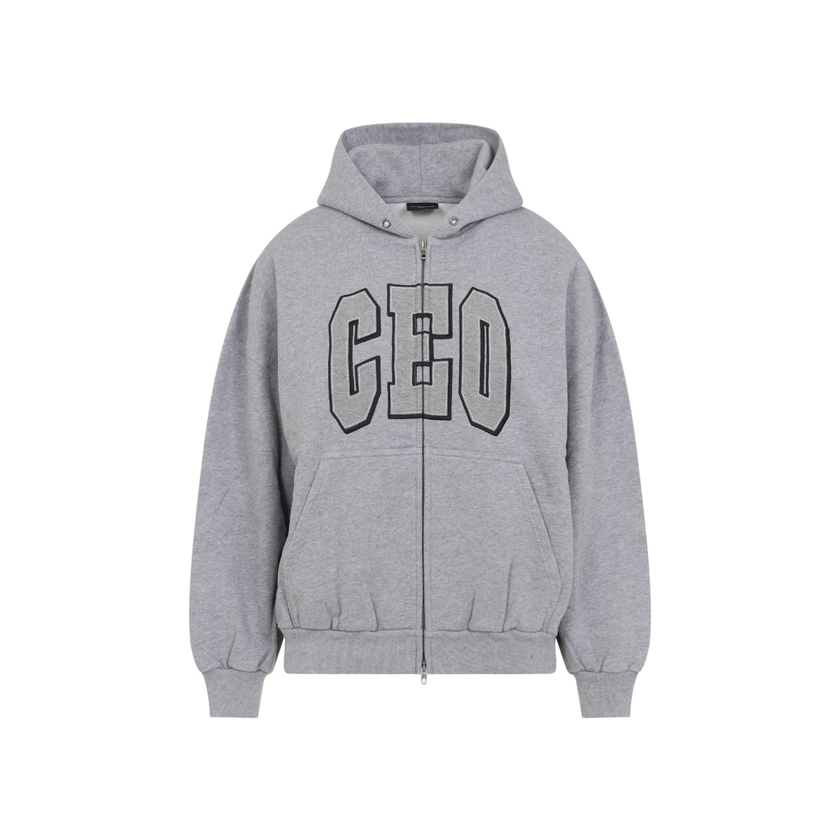 BALENCIAGA Mini Cotton Zip-Up Sweatshirt for Women