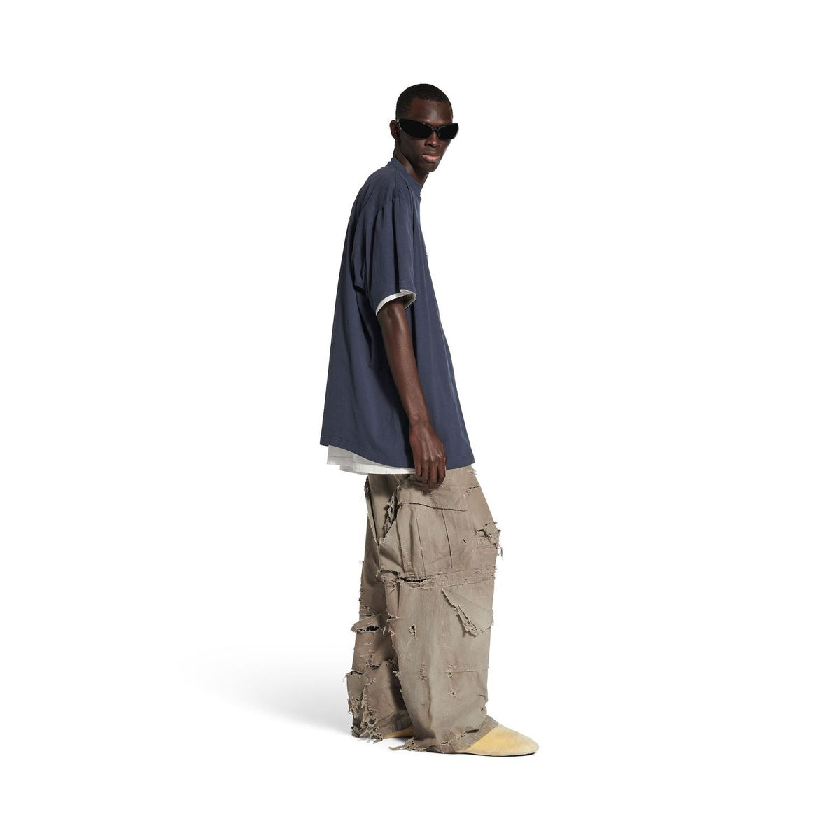 BALENCIAGA Men's Cotton Double T-Shirt
