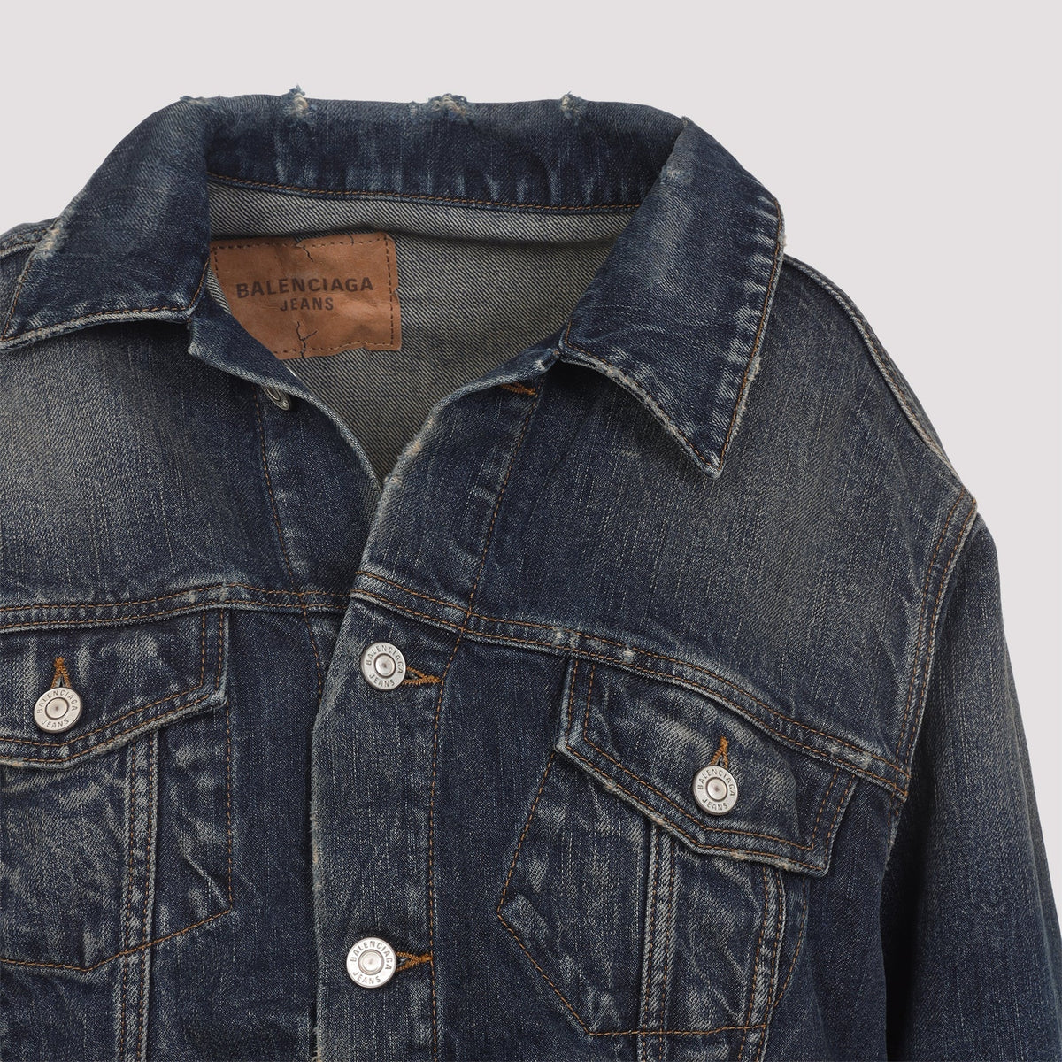BALENCIAGA Off-Shoulder Cotton Jacket for Women