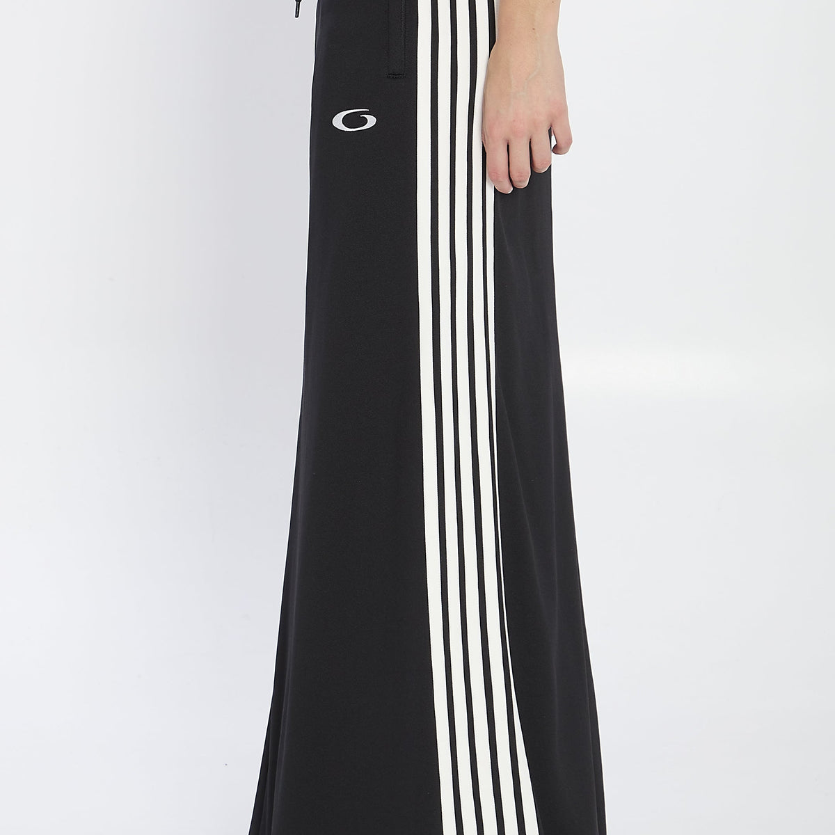 BALENCIAGA Stripe-Detail Straight Skirt