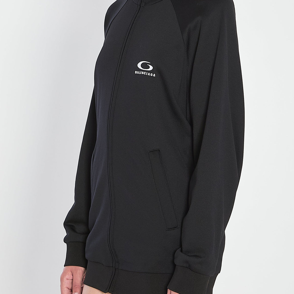 BALENCIAGA Slim Fit Tracksuit Dress with Cut-Out (Size 36 FR)