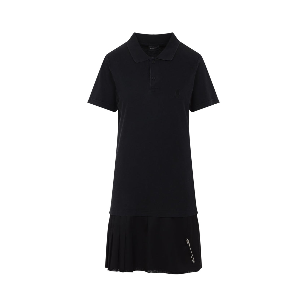 BALENCIAGA Layered Polo Mini Dress for Women