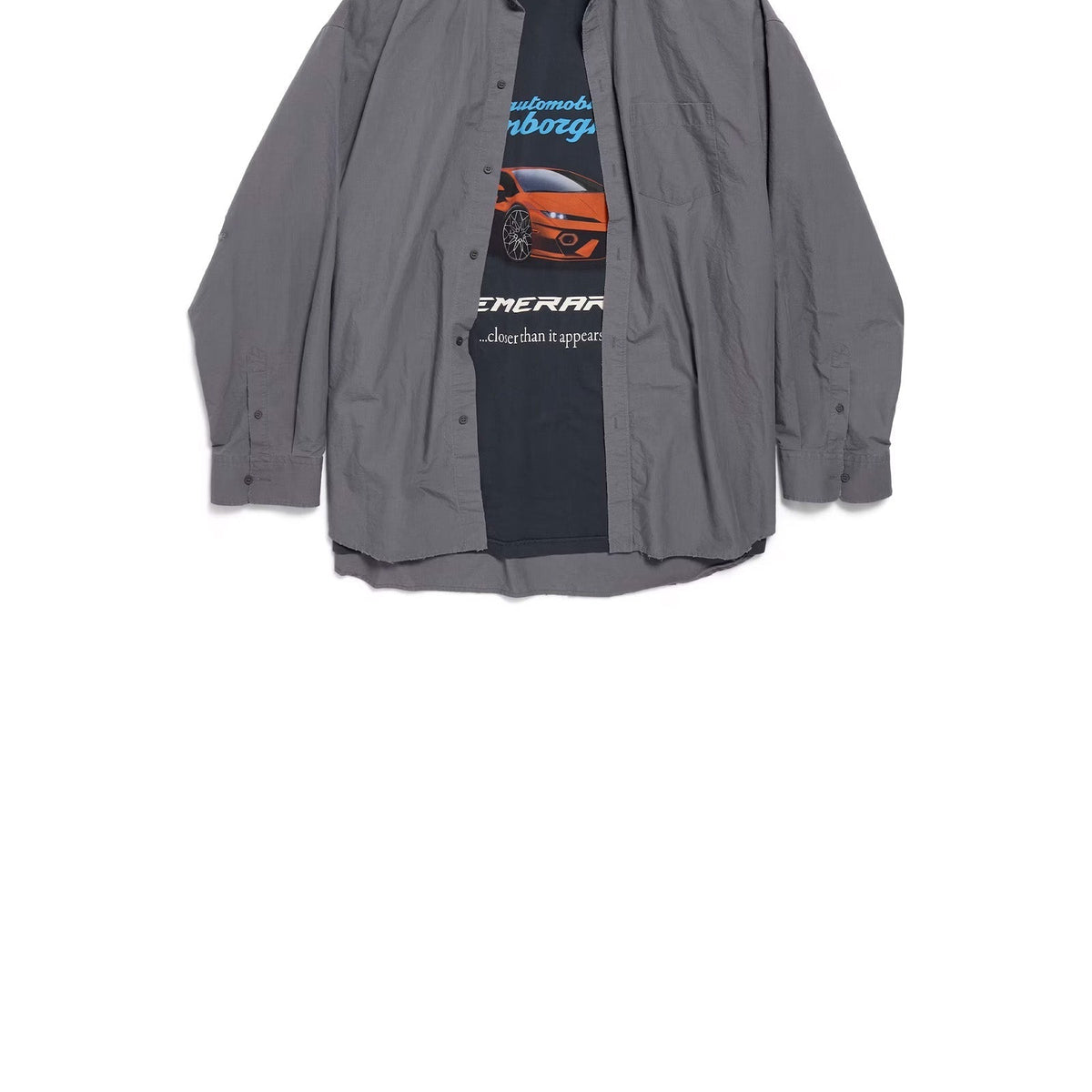 BALENCIAGA Elevated Cotton Shirt for Men - FW25 Collection