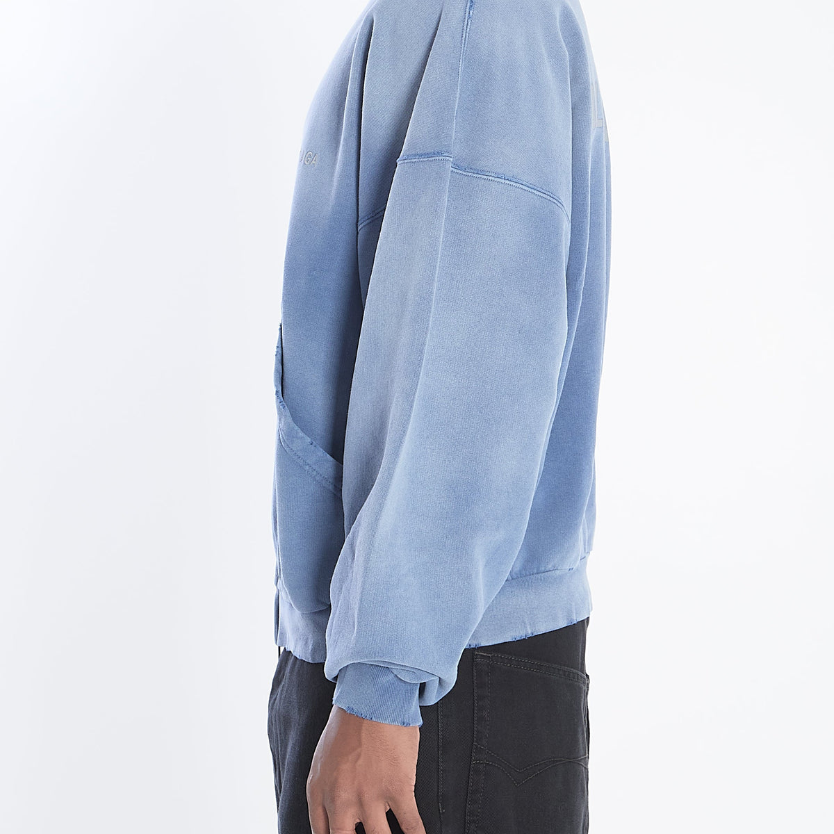 BALENCIAGA Distressed Zip Up Jacket - Size 03