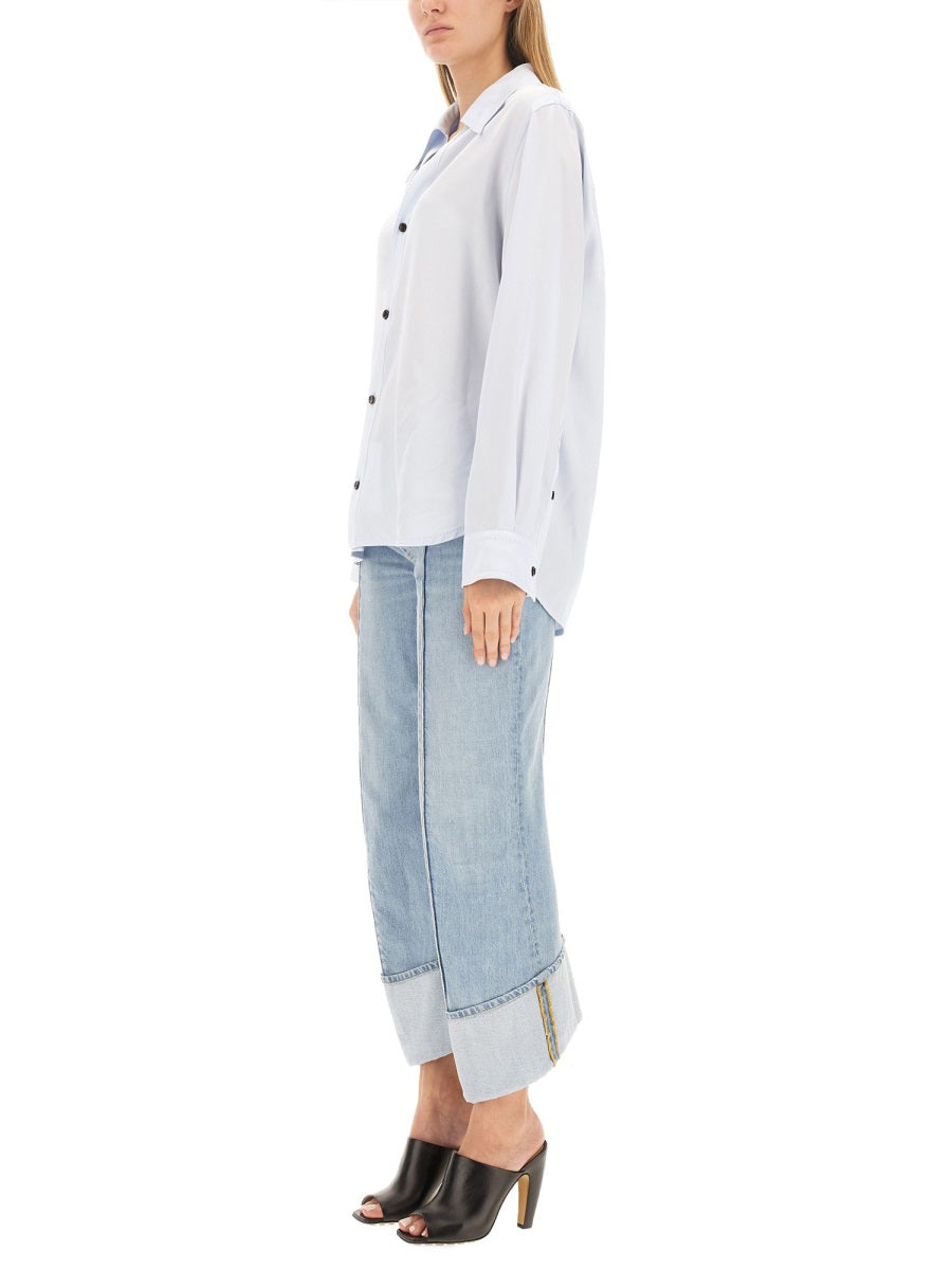 Bottega Veneta Women Twill Shirt