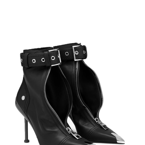 Alexander Mcqueen Women Slash Biker Boot