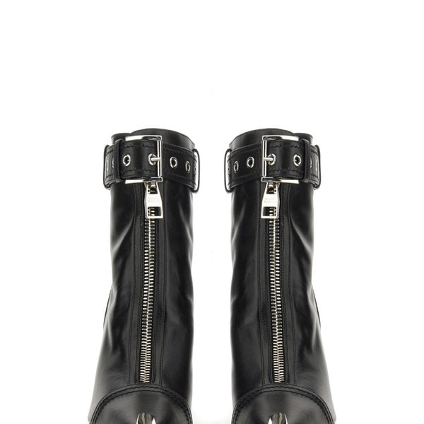 Alexander Mcqueen Women Slash Biker Boot