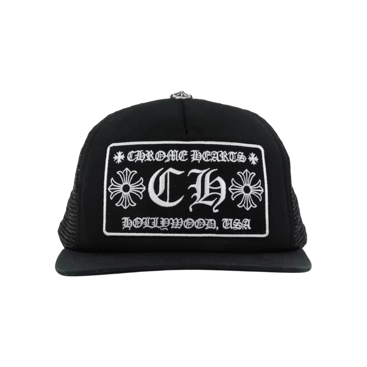Chrome Hearts Trucker Hat Hollywood Black