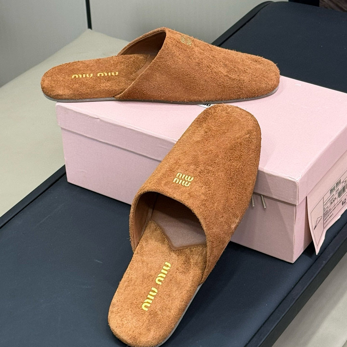 MIU M SLIPPERS