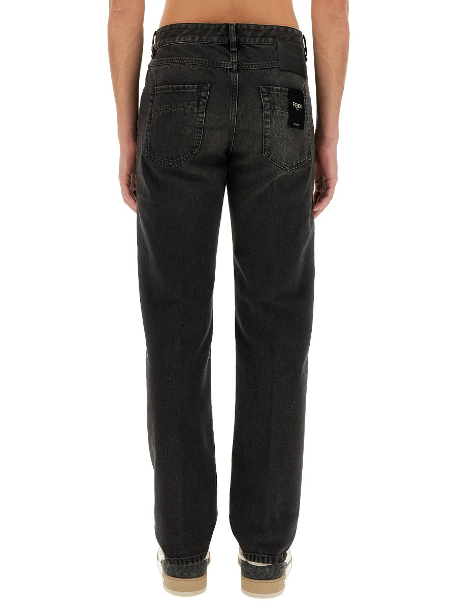 Fendi Men Jeans In Denim