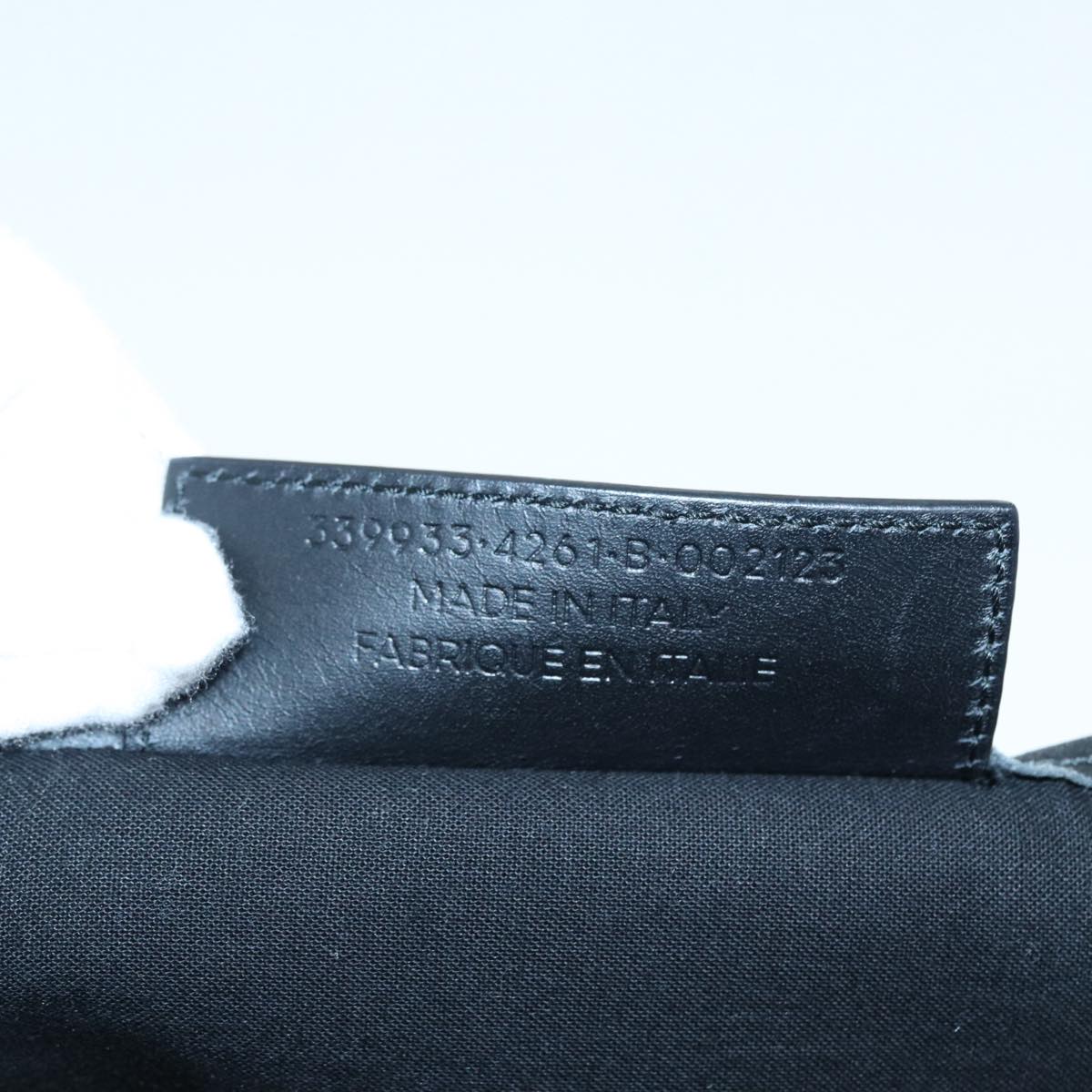 balenciaga Navy Cabas M Hand Bag Canvas Blue Silver 339933 Auth 88567