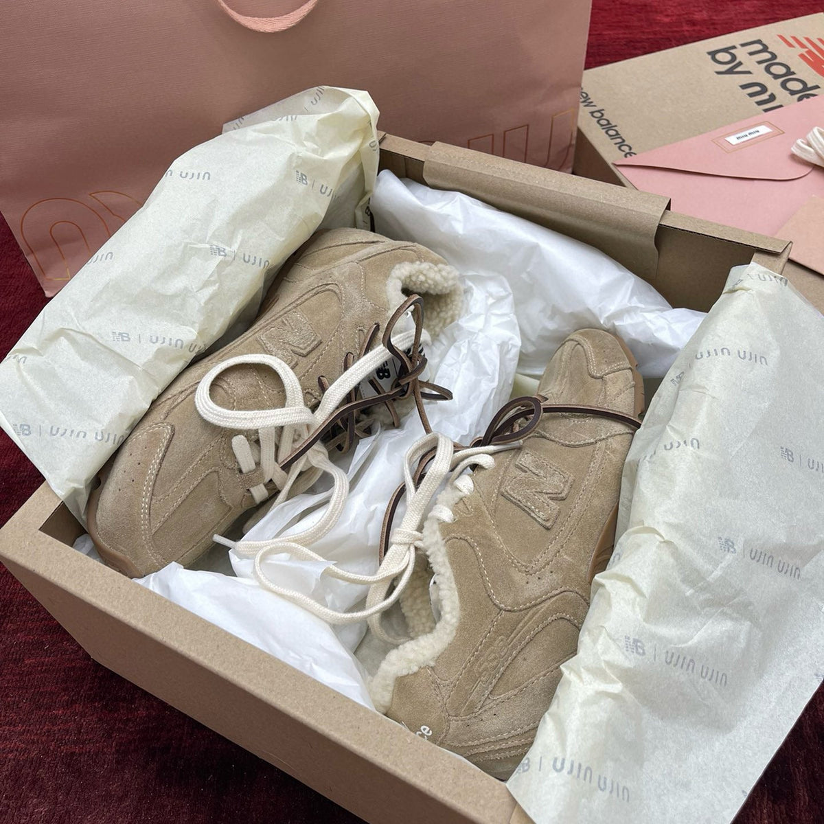 MIU M x NEW BALANCE TRAINERS