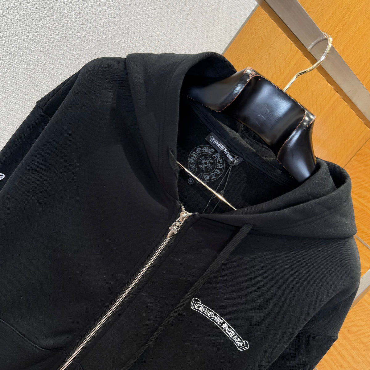 CHROME H ZIP HOODIE