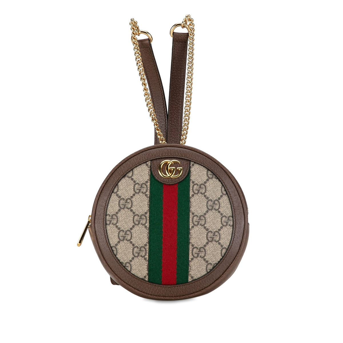 GUCCI Mini GG Supreme Round Ophidia Backpack